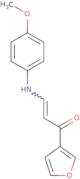 (2E)-1-(Furan-3-yl)-3-[(4-methoxyphenyl)amino]prop-2-en-1-one