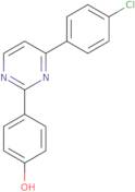 4-[4-(4-Chlorophenyl)-2-pyrimidinyl]benzenol