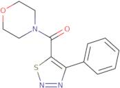 Morpholino(4-phenyl-1,2,3-thiadiazol-5-yl)methanone