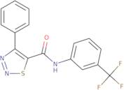 4-Phenyl-N-[3-(trifluoromethyl)phenyl]-1,2,3-thiadiazole-5-carboxamide