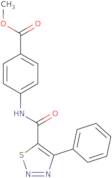 Methyl 4-{[(4-phenyl-1,2,3-thiadiazol-5-yl)carbonyl]amino}benzenecarboxylate