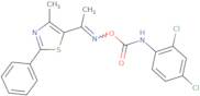 5-({[(2,4-Dichloroanilino)carbonyl]oxy}ethanimidoyl)-4-methyl-2-phenyl-1,3-thiazole