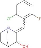 (2Z)-2-[(2-Chloro-6-fluorophenyl)methylidene]-1-azabicyclo[2.2.2]octan-3-ol