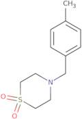 4-[(4-Methylphenyl)methyl]-1,4-thiazinane 1,1-dioxide