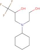 3-[Cyclohexyl(2-hydroxyethyl)amino]-1,1,1-trifluoro-2-propanol