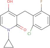 3-[(2-Chloro-6-fluorophenyl)methyl]-1-cyclopropyl-4-hydroxy-1,2-dihydropyridin-2-one