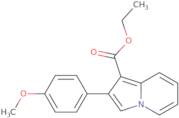 Ethyl 2-(4-methoxyphenyl)-1-indolizinecarboxylate