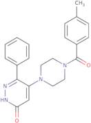 5-[4-(4-Methylbenzoyl)piperazino]-6-phenyl-3(2H)-pyridazinone