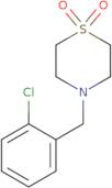 4-[(2-chlorophenyl)methyl]-1,4-thiazinane 1,1-dioxide