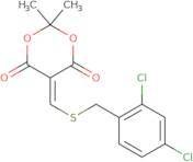 5-{[(2,4-Dichlorobenzyl)sulfanyl]methylene}-2,2-dimethyl-1,3-dioxane-4,6-dione