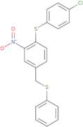 4-Chlorophenyl 2-nitro-4-[(phenylsulfanyl)methyl]phenyl sulfide