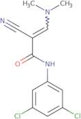 (2Z)-2-Cyano-N-(3,5-dichlorophenyl)-3-(dimethylamino)prop-2-enamide