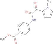 Methyl 4-{[2-(1-methyl-1H-pyrrol-2-yl)-2-oxoacetyl]amino}benzenecarboxylate