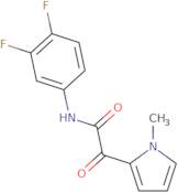 N-(3,4-Difluorophenyl)-2-(1-methyl-1H-pyrrol-2-yl)-2-oxoacetamide