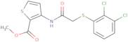 Methyl 3-({2-[(2,3-dichlorophenyl)sulfanyl]acetyl}amino)-2-thiophenecarboxylate