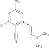 2-Chloro-4-[(E)-2-(dimethylamino)ethenyl]-6-methylpyridine-3-carbonitrile