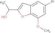 1-(5-Bromo-7-methoxy-1-benzofuran-2-yl)-1-ethanol