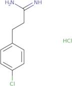 3-(4-Chlorophenyl)propanimidamide hydrochloride