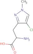 2-Amino-3-(4-chloro-1-methyl-1H-pyrazol-3-yl)propanoic acid