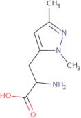 2-Amino-3-(1,3-dimethyl-1H-pyrazol-5-yl)propanoic acid