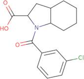 1-(3-Chlorobenzoyl)-octahydro-1H-indole-2-carboxylic acid