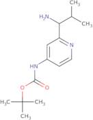 [2-(1-Amino-2-methyl-propyl)-pyridin-4-yl]-carbamic acid tert-butyl ester