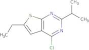 4-Chloro-6-ethyl-2-propan-2-ylthieno[2,3-d]pyrimidine