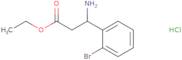 Ethyl 3-amino-3-(2-bromophenyl)propanoate hydrochloride
