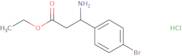 Ethyl 3-amino-3-(4-bromophenyl)propanoate hydrochloride