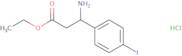 Ethyl 3-amino-3-(4-iodophenyl)propanoate hydrochloride