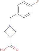 1-[(4-Fluorophenyl)methyl]azetidine-3-carboxylic acid