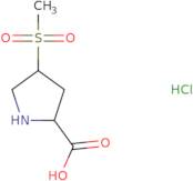 (2S,4R)-4-Methanesulfonylpyrrolidine-2-carboxylic acid hydrochloride