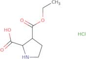 rac-(2R,3S)-3-(Ethoxycarbonyl)pyrrolidine-2-carboxylic acid hydrochloride