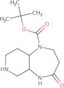 rac-tert-Butyl (5aR,9aS)-4-oxo-decahydro-1H-pyrido[3,4-b][1,4]diazepine-1-carboxylate, cis