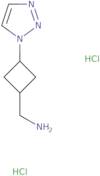 [(1R,3R)-3-(1H-1,2,3-Triazol-1-yl)cyclobutyl]methanamine dihydrochloride