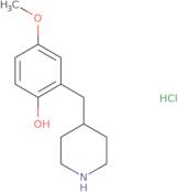 4-Methoxy-2-[(piperidin-4-yl)methyl]phenol hydrochloride