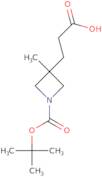 3-{1-[(tert-Butoxy)carbonyl]-3-methylazetidin-3-yl}propanoic acid