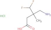 4-Amino-3-(difluoromethyl)-3-methylbutanoic acid hydrochloride