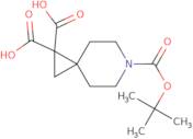 6-[(tert-Butoxy)carbonyl]-6-azaspiro[2.5]octane-1,1-dicarboxylic acid