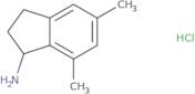 5,7-Dimethyl-2,3-dihydro-1H-inden-1-amine hydrochloride