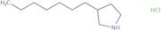 3-Heptylpyrrolidine hydrochloride