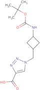 1-[(3-{[(tert-Butoxy)carbonyl]amino}cyclobutyl)methyl]-1H-1,2,3-triazole-4-carboxylic acid