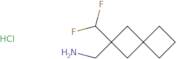 [2-(Difluoromethyl)spiro[3.3]heptan-2-yl]methanamine hydrochloride