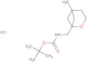 tert-Butyl N-({5-amino-2-oxabicyclo[3.1.1]heptan-1-yl}methyl)carbamate hydrochloride