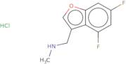 [(4,6-Difluoro-1-benzofuran-3-yl)methyl](methyl)amine hydrochloride