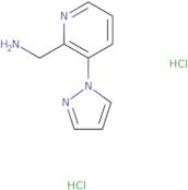 [3-(1H-Pyrazol-1-yl)pyridin-2-yl]methanamine dihydrochloride