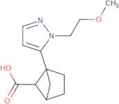 1-[1-(2-Methoxyethyl)-1H-pyrazol-5-yl]bicyclo[2.1.1]hexane-5-carboxylic acid