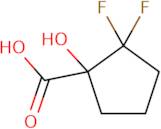 2,2-Difluoro-1-hydroxycyclopentane-1-carboxylic acid