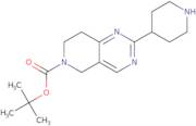 tert-Butyl 2-(piperidin-4-yl)-5H,6H,7H,8H-pyrido[4,3-d]pyrimidine-6-carboxylate