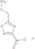 Potassium 5-[(methylsulfanyl)methyl]-1,2,4-oxadiazole-3-carboxylate